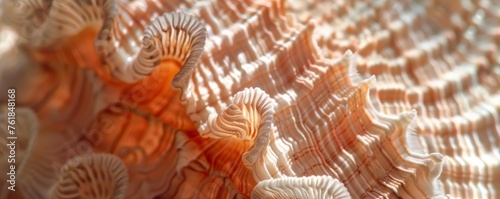 Close-up of coral texture with natural patterns