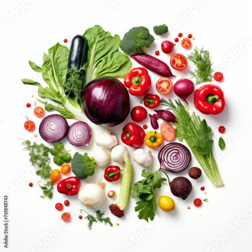 food, vegetable, tomato, vegetables, pepper, fresh, onion, healthy, cucumber, green, isolated, vegetarian, white, fruit, red, salad, diet, cabbage, set, lettuce, garlic, carrot, collection, parsley, r photo