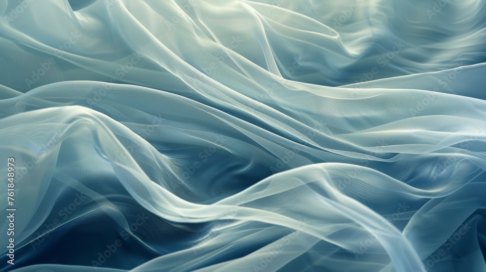 Abstract blue fabric waves texture Abstract blue fabric waves texture