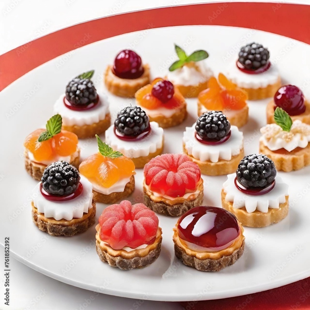 cupcakes with cream and berries cupcakes with cream and berries