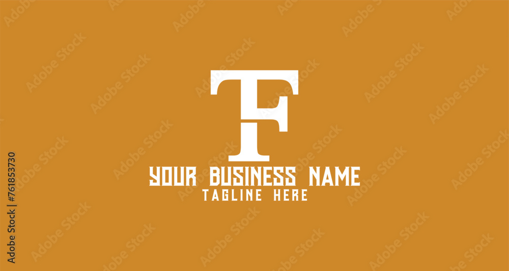 Alphabet TF letters monogram logo TF, FT Logo Alphabet TF letters monogram logo TF, FT Logo