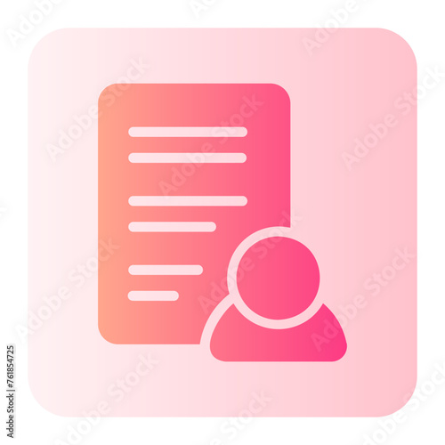 requirements gradient icon