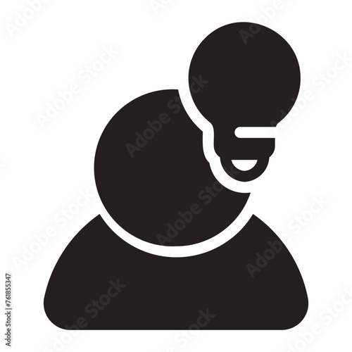 self development glyph icon