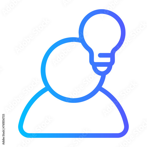 self development gradient icon