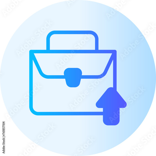 career development gradient icon