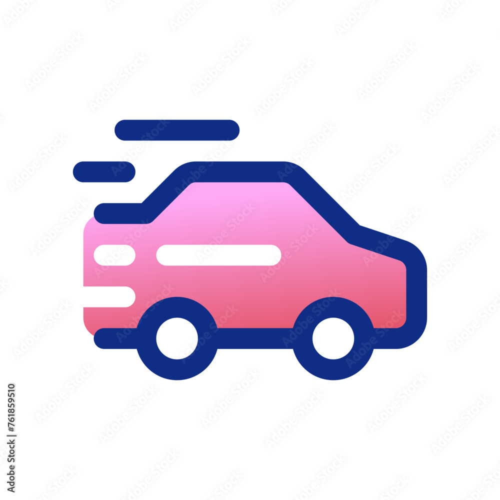 Editable racing game, racing car vector icon. Video game, game elements. Part of a big icon set family. Perfect for web and app interfaces, presentations, infographics, etc