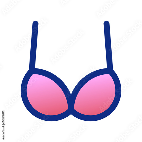 Editable bra, bikini vector icon. Clothing, fashion, apparel. Part of a big icon set family. Perfect for web and app interfaces, presentations, infographics, etc