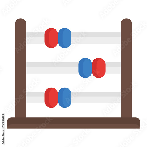 Abacus Flat Icon