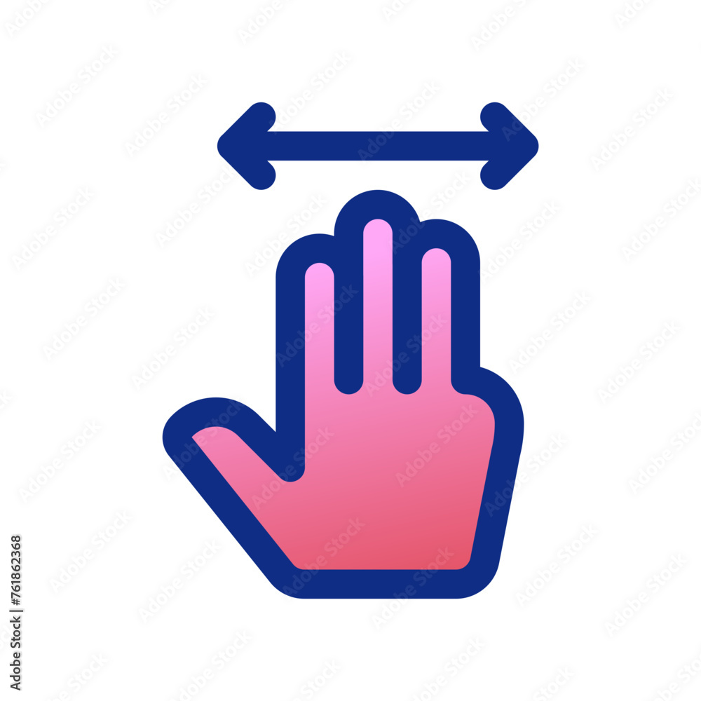 Editable three fingers move vector icon. Part of a big icon set family. Perfect for web and app interfaces, presentations, infographics, etc Editable three fingers move vector icon. Part of a big icon set family. Perfect for web and app interfaces, presentations, infographics, etc
