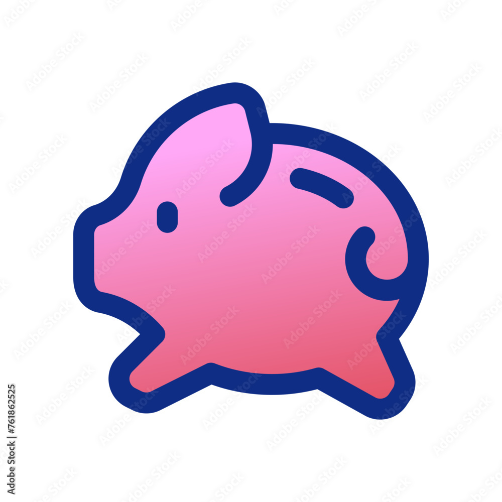 Editable piggy bank vector icon. Part of a big icon set family. Finance, business, investment, accounting. Perfect for web and app interfaces, presentations, infographics, etc Editable piggy bank vector icon. Part of a big icon set family. Finance, business, investment, accounting. Perfect for web and app interfaces, presentations, infographics, etc