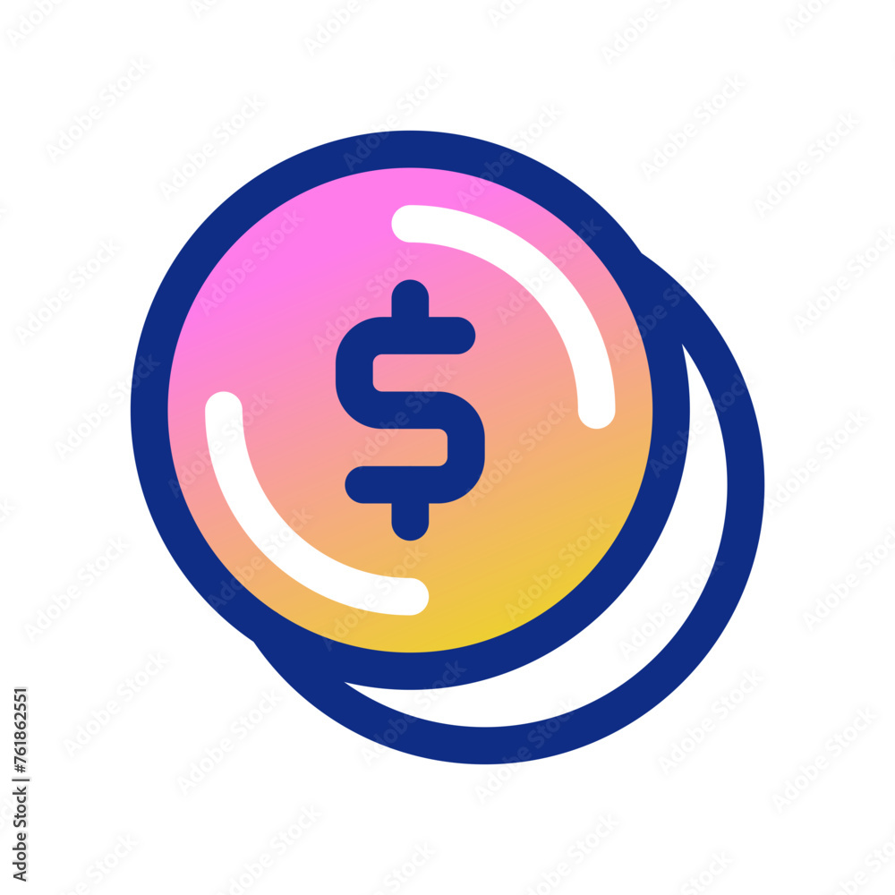 Editable coin change vector icon. Part of a big icon set family. Finance, business, investment, accounting. Perfect for web and app interfaces, presentations, infographics, etc Editable coin change vector icon. Part of a big icon set family. Finance, business, investment, accounting. Perfect for web and app interfaces, presentations, infographics, etc