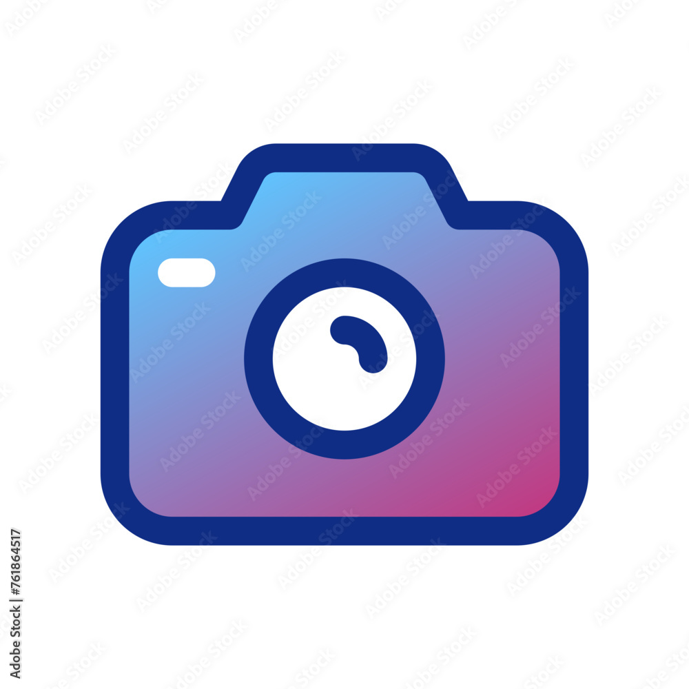 Editable vector photo digital camera icon. Part of a big icon set family. Perfect for web and app interfaces, presentations, infographics, etc
