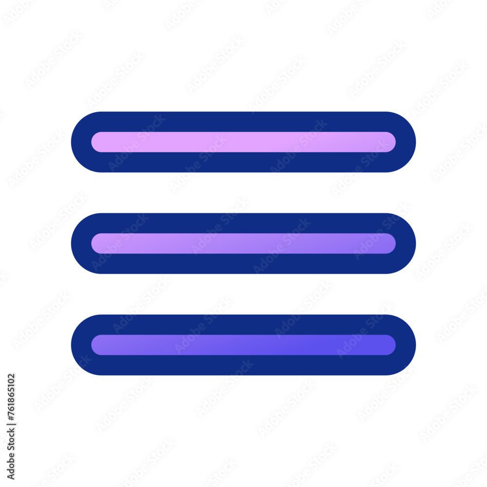 Vector burger menu icon. Black, white background. Perfect for app and web interfaces, infographics, presentations, marketing, etc. Vector burger menu icon. Black, white background. Perfect for app and web interfaces, infographics, presentations, marketing, etc.
