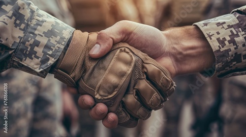 A veterans' support group facilitating employment opportunities