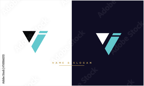 VI, IV, V, I, Abstract Letters Logo monogram