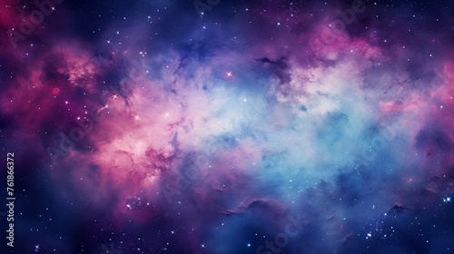 Stellar Nursery with Colorful Interstellar Clouds