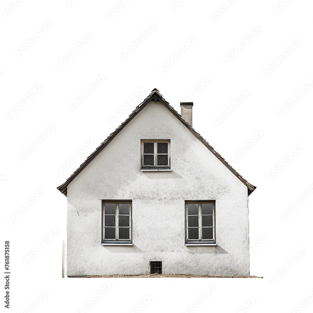 House, isolated object. House, isolated object.