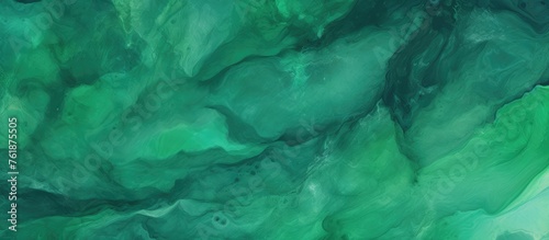 Abstract Green Marble Background