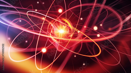 Particle physics, atomic energy and motion