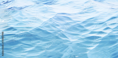 blue water surface background.
