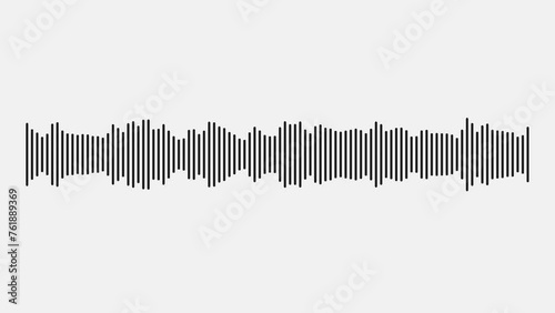 audio wave white background, black audio frequency sound wave on white background,
Minimalist Waveform Audio. black line on white audio visualization effect. spectrum audio, spectrum voice, photo