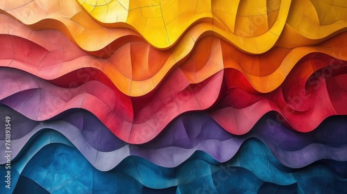 Colorful abstract geometric shape background