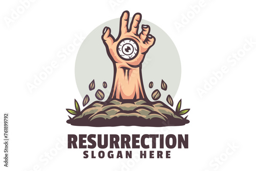 Resurrection Mascot Logo Design