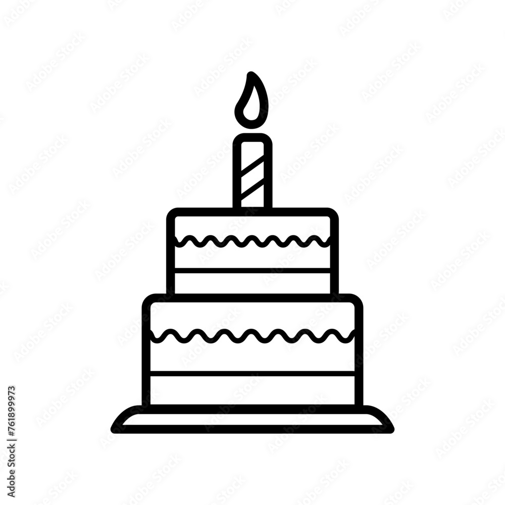 Birthday cake icon Birthday cake icon