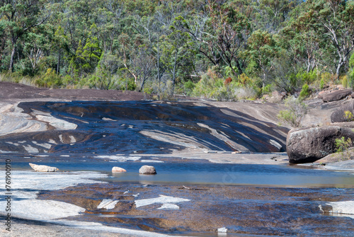 Scenery along Bald Rock Creek in Girraween National Park, Queensland, Australia photo