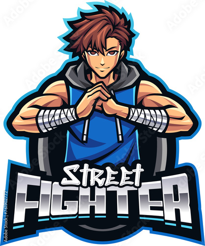 Street fighter mascot
