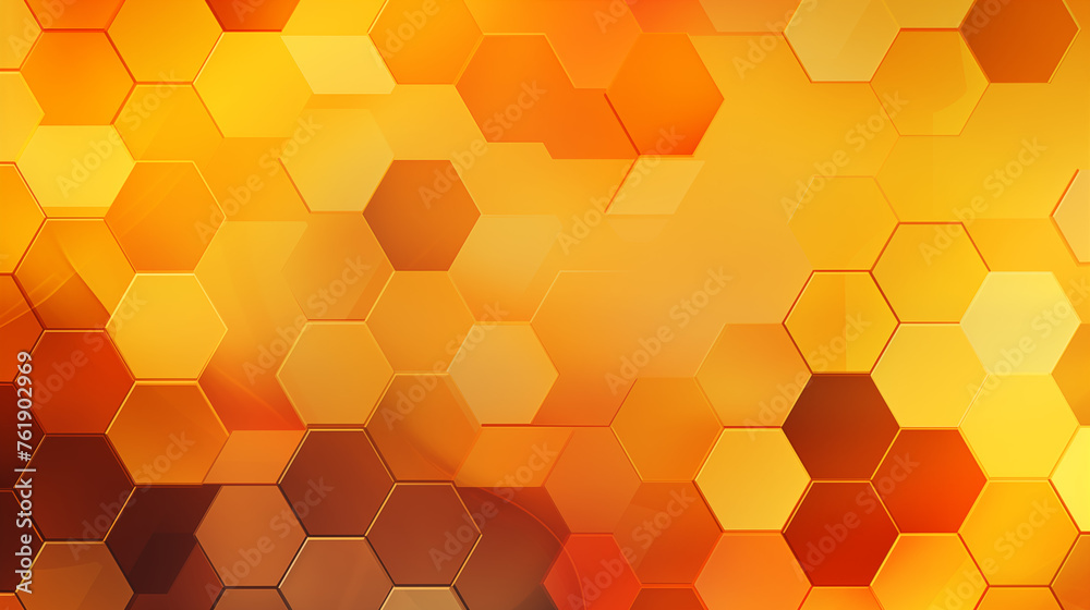Sunny Gradient Honeycomb Design with Soft Glow Sunny Gradient Honeycomb Design with Soft Glow
