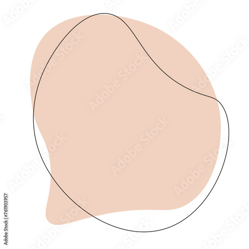 Illustration of a abstract shape