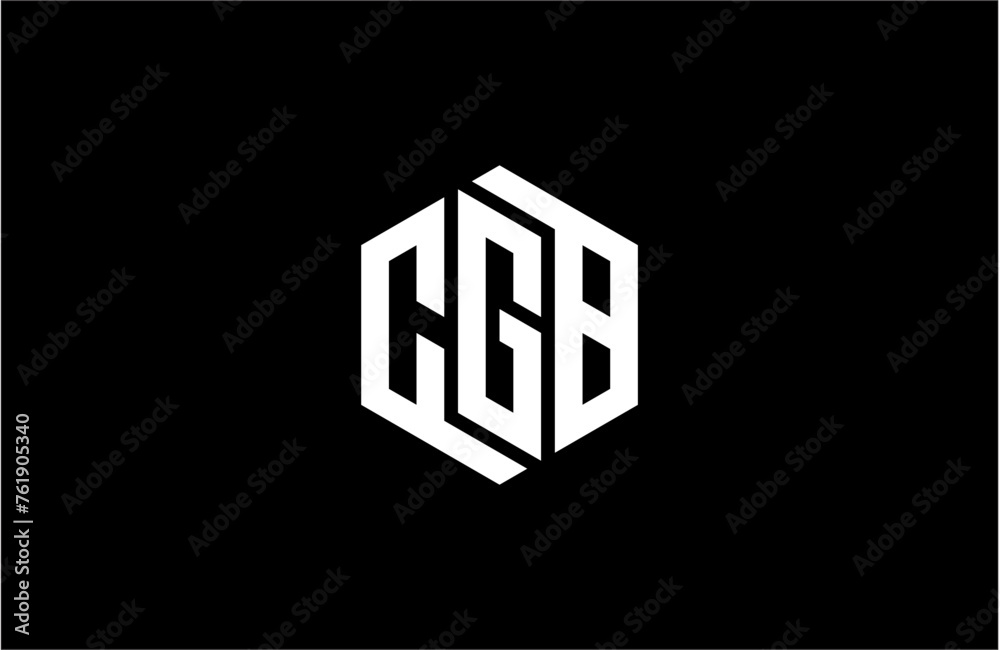 CGB creative letter logo design vector icon illustration CGB creative letter logo design vector icon illustration