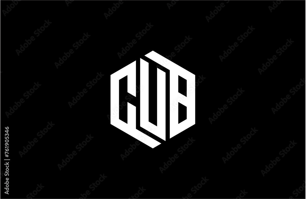 CUB creative letter logo design vector icon illustration CUB creative letter logo design vector icon illustration