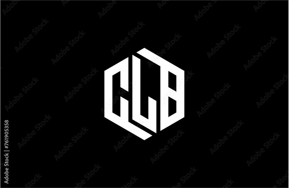 CLB creative letter logo design vector icon illustration CLB creative letter logo design vector icon illustration