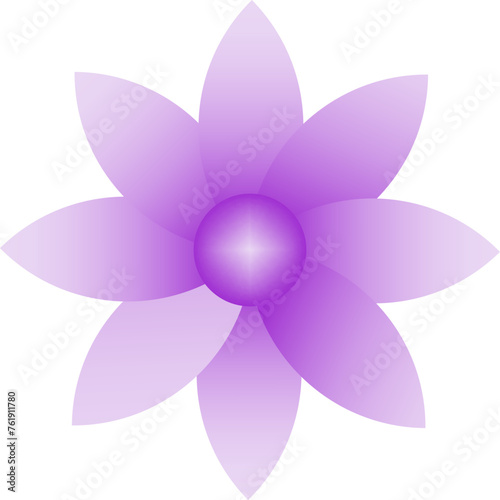 illustration of a purple flower