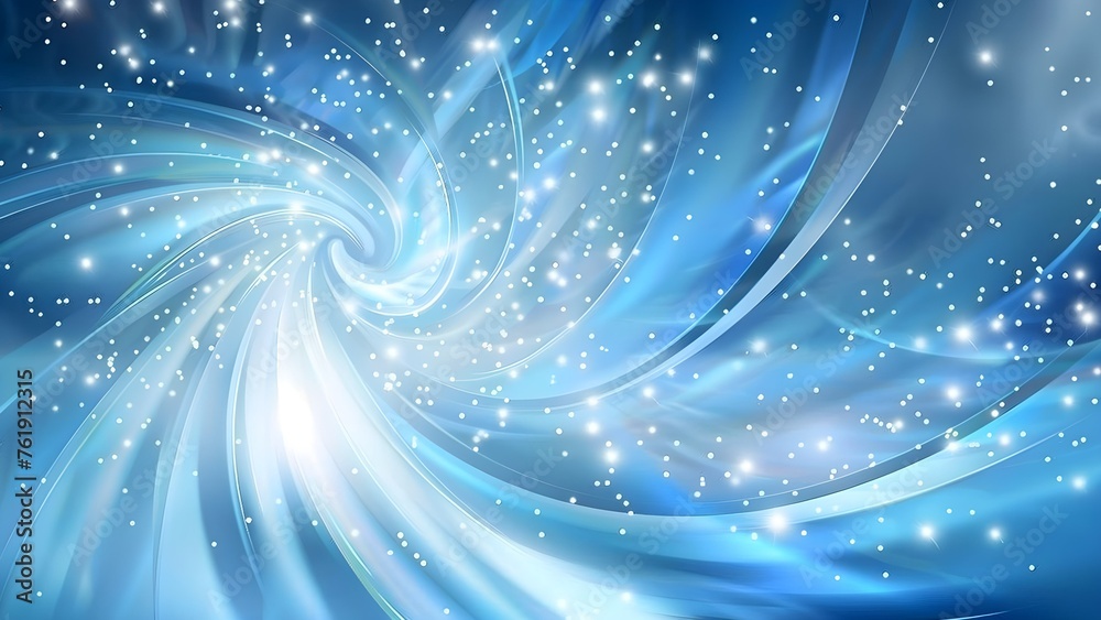 Obraz premium abstract blue background wave light