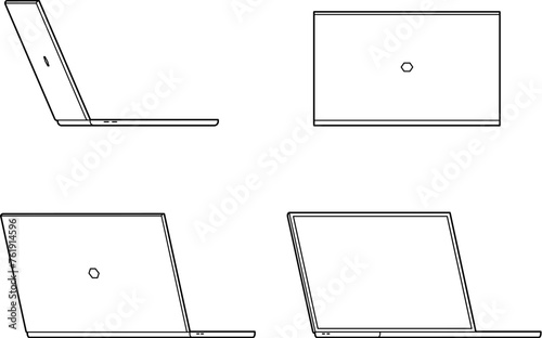 Laptops from various angles