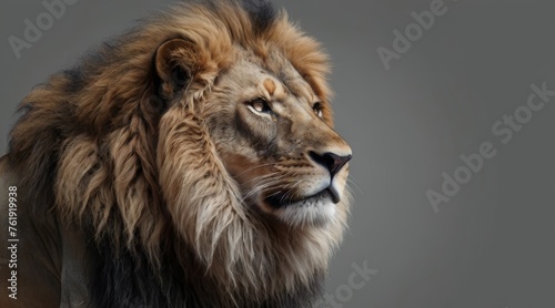 portrait of a lion