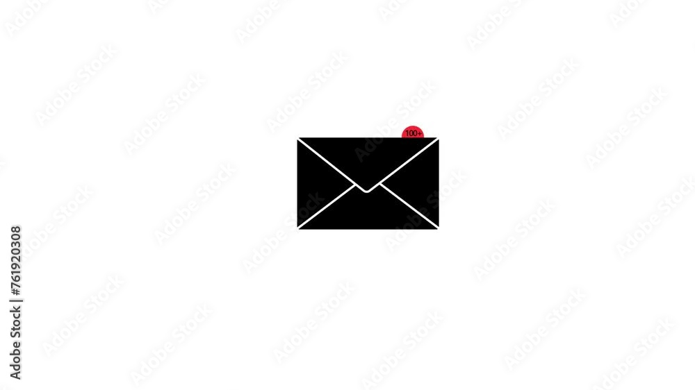 Messages icon animation, correct or right choice icon receive message icon Messages icon animation, correct or right choice icon receive message icon