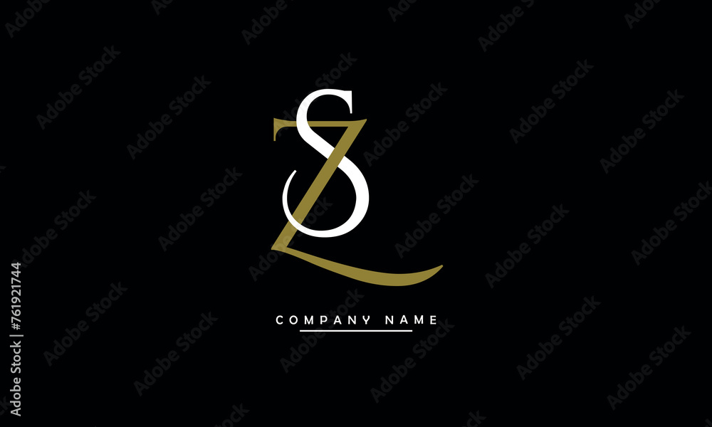 SZ, ZS, S, Z Abstract Letters Logo Monogram SZ, ZS, S, Z Abstract Letters Logo Monogram