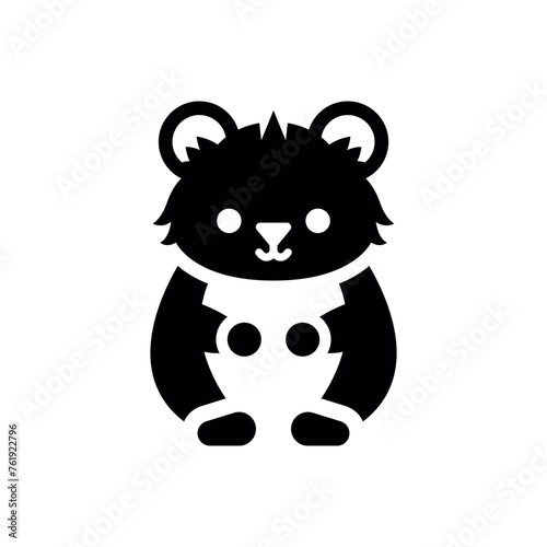 Koala black symbol icon design