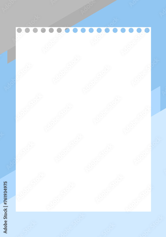 This is an illustration of white paper on a blue background.
This is an illustration of white paper on a blue background.