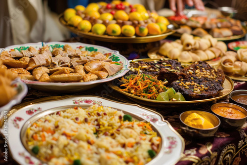 Cooking and enjoying diverse Eid dishes from different cultures