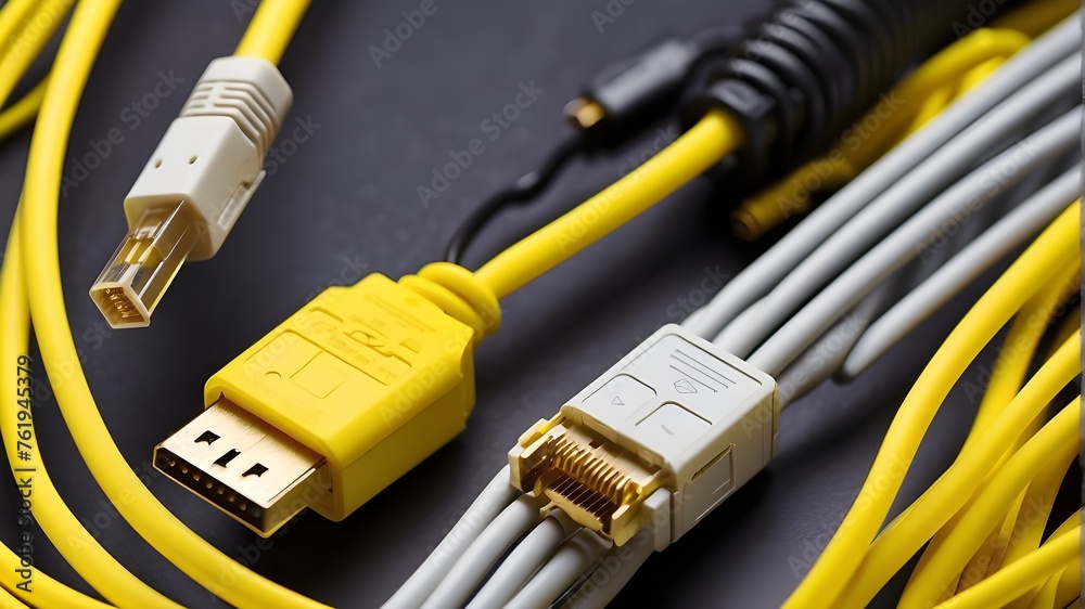 yellow network cable yellow network cable