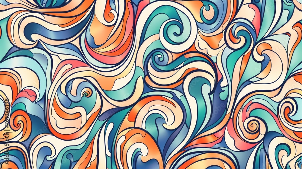 Abstract pattern of decorative ceramic tiles Abstract pattern of decorative ceramic tiles
