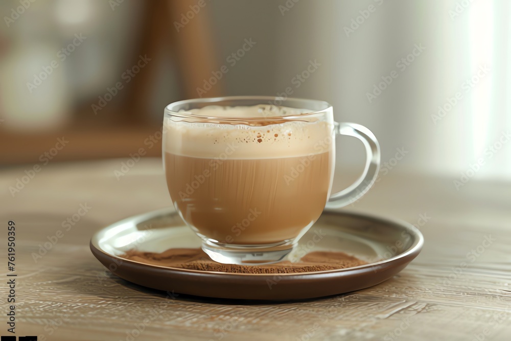 Cup of Latte on wooden table in coffee shop
Cup of Latte on wooden table in coffee shop