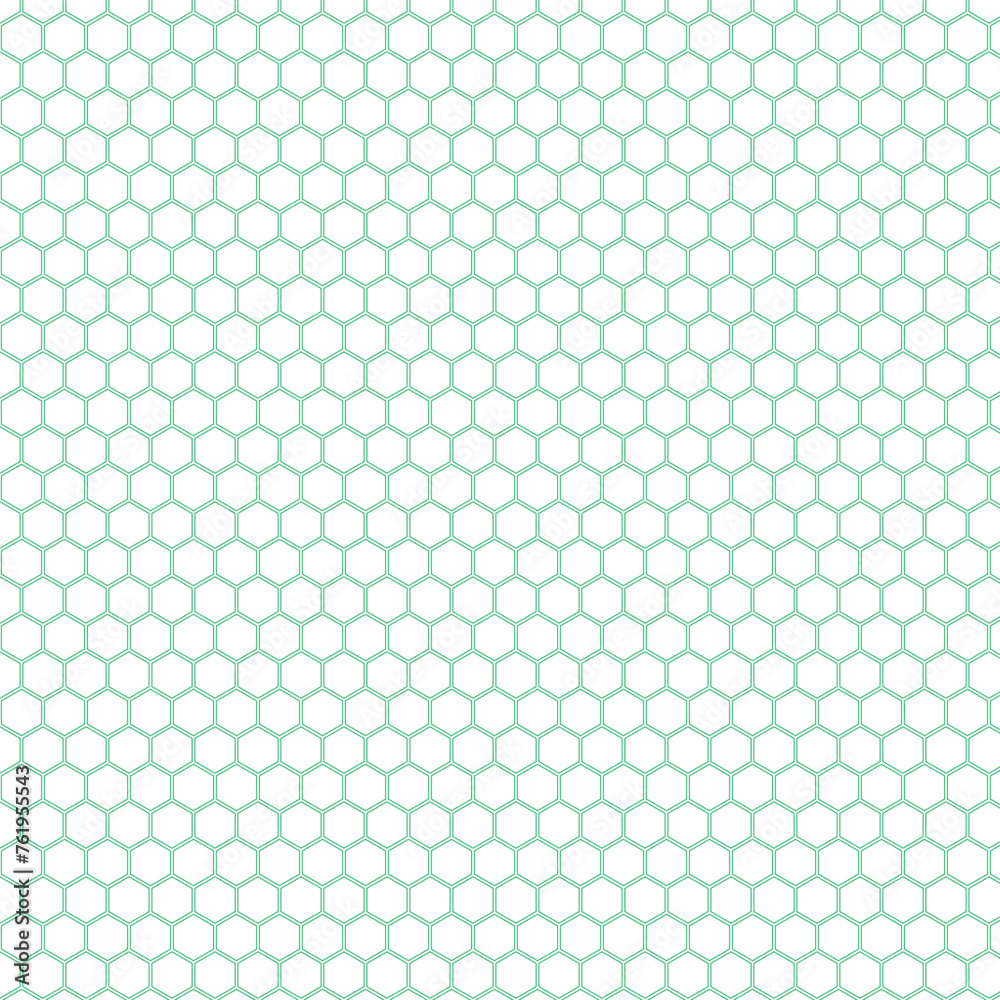 simple abstract modern green color polygon hexagon pattern