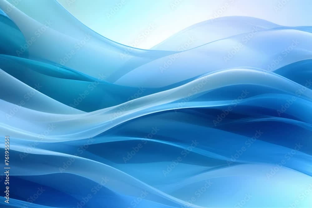Abstract blue wave background. Beautiful gradient texture. Looping animation. Abstract blue wave background. Beautiful gradient texture. Looping animation.