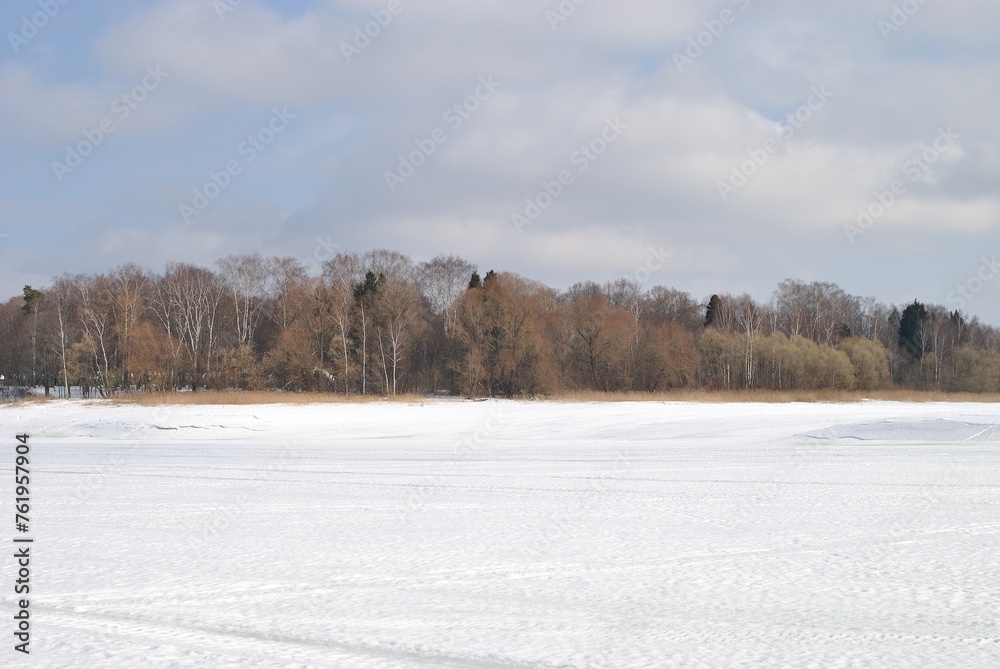 Winter fishing on the river, nature. Winter fishing on the river, nature.